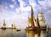 unknow artist Seascape, boats, ships and warships. 19 France oil painting artist